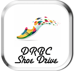 DRBC Shoe Drive on White Background